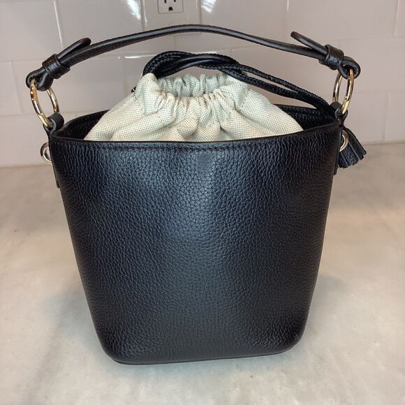 Kate Spade Purse Handbag Leather New York Hayes Mini Bucket Bag Pocketbook - Picture 4 of 13